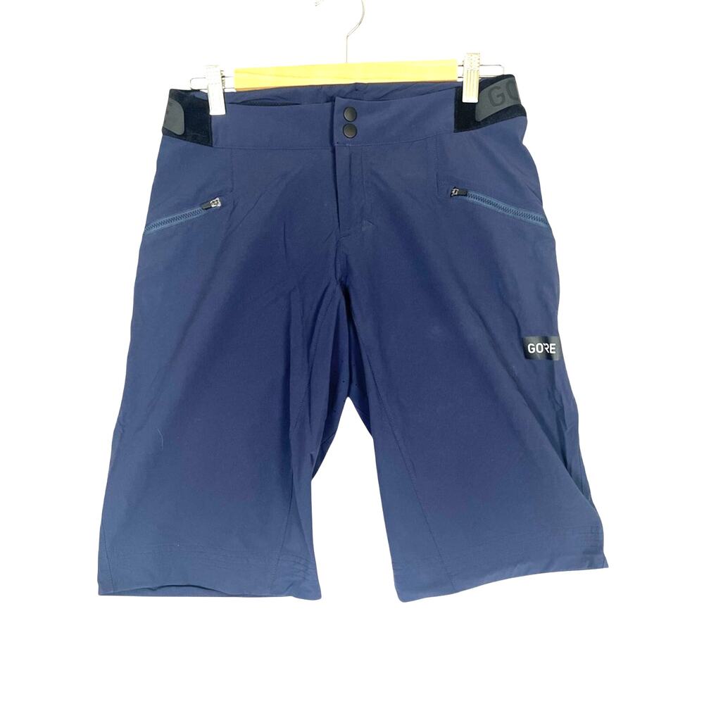 Gore Wear Fernflow Mountain Bike Short Women Small 4/6 Dark Blue Bermuda Stretch